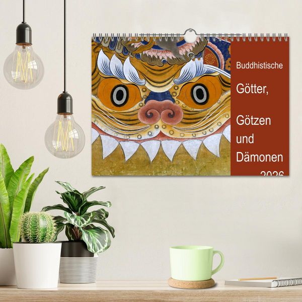 Produktbild: Buddhistische G&ouml;tter, G&ouml;tzen und D&auml;monen (Wandkalender 2026 DIN A4 quer), CALVENDO Monatskalender