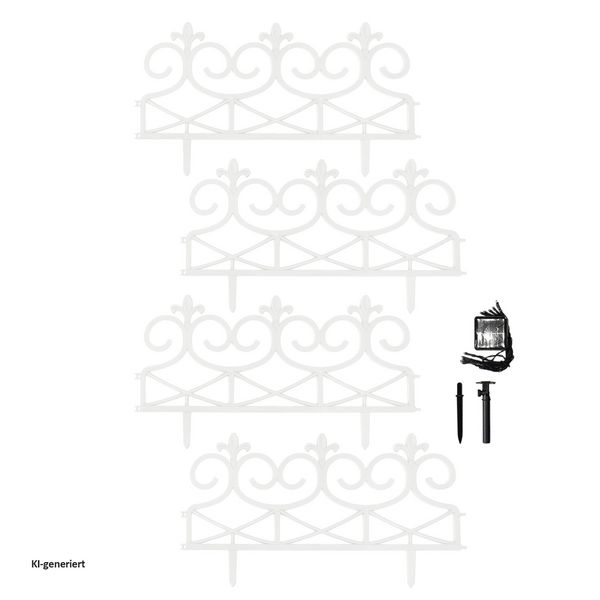 Produktbild: HTI-Living Rasenkante 240 cm mit Solarlichterkette Rasenkante 240 cm mit Solarlichterkette