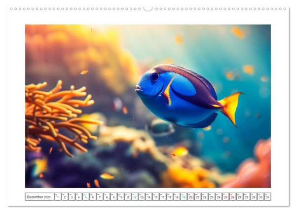 Produktbild: Exotische Fische (hochwertiger Premium Wandkalender 2026 DIN A2 quer), Kunstdruck in Hochglanz