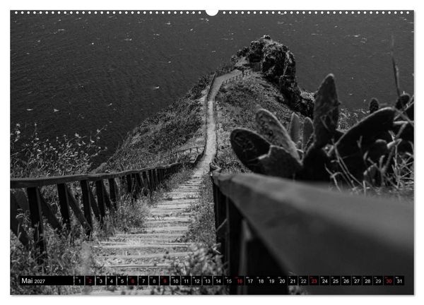 Produktbild: Stille Momente in Schwarz-Weiss (hochwertiger Premium Wandkalender 2027 DIN A2 quer), Kunstdruck in Hochglanz