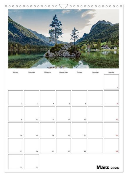 Produktbild: Bayerische Bergwelten (Wandkalender 2026 DIN A3 hoch), CALVENDO Monatskalender