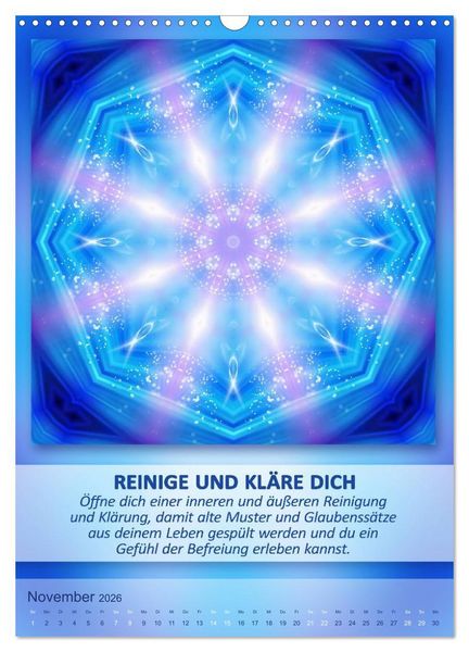 Produktbild: Light Energy Mandalas - Kalender - Vol. 2 (Wandkalender 2026 DIN A3 hoch), CALVENDO Monatskalender