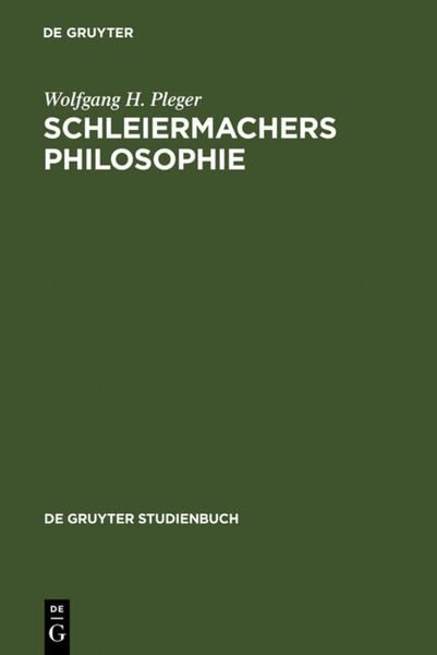 Produktbild: Schleiermachers Philosophie