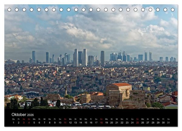 Produktbild: Istanbul Einmalig (Tischkalender 2026 DIN A5 quer), CALVENDO Monatskalender