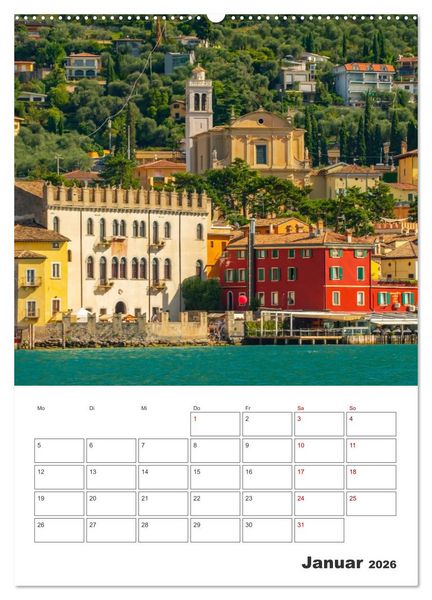 Produktbild: Malcesine am Gardasee - Impressionen (Wandkalender 2026 DIN A2 hoch), CALVENDO Monatskalender