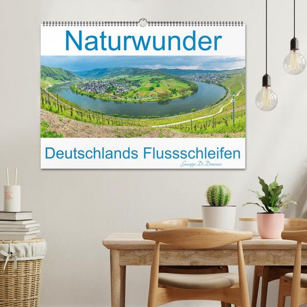 Produktbild: Naturwunder - Deutschlands Flussschleifen (Wandkalender 2026 DIN A2 quer), CALVENDO Monatskalender