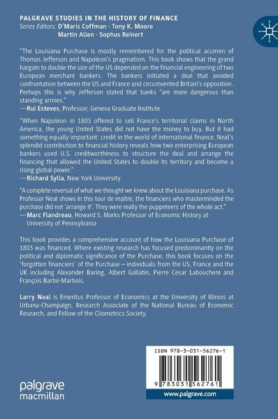 Produktbild: The Forgotten Financiers of the Louisiana Purchase