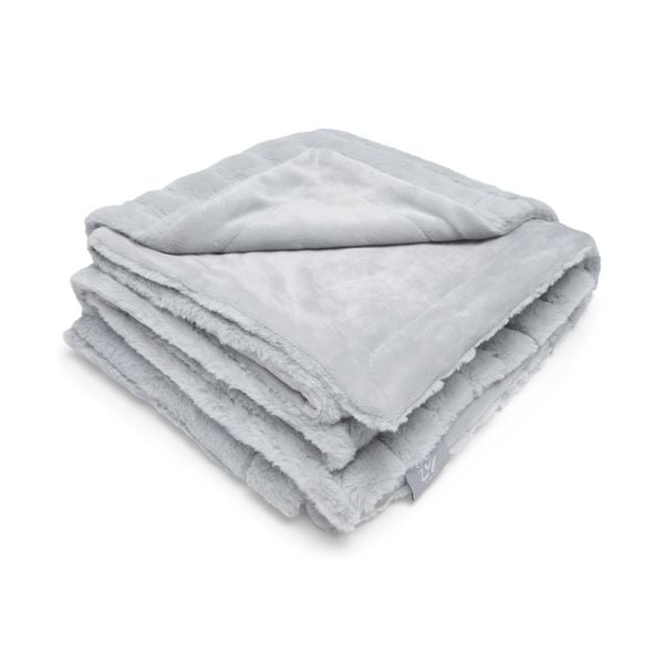 Produktbild: Decke Plush Comfort Frostgrau