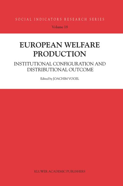 Produktbild: European Welfare Production