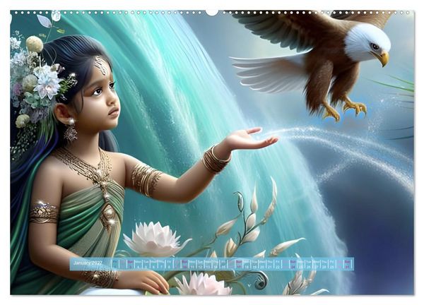 Produktbild: Spirit Animal Dreams (High Quality Premium Wall Calendar 2027 DIN A2 landscape),CALVENDO 12 Month Wall Calendar
