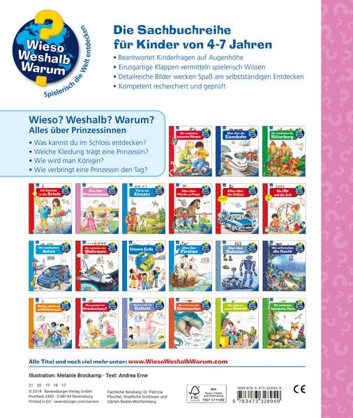 Produktbild: Wieso? Weshalb? Warum? Band 15 - Alles über Prinzessinnen