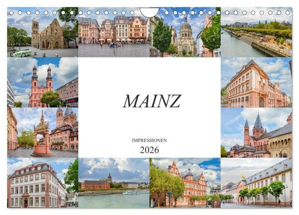 Produktbild: Mainz Impressionen (Wandkalender 2026 DIN A4 quer), CALVENDO Monatskalender