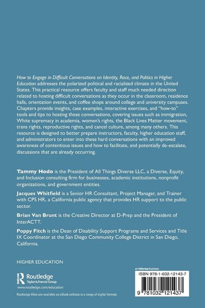 Produktbild: How to Engage in Difficult Conversations on Identity, Race, and Politics in Higher Education