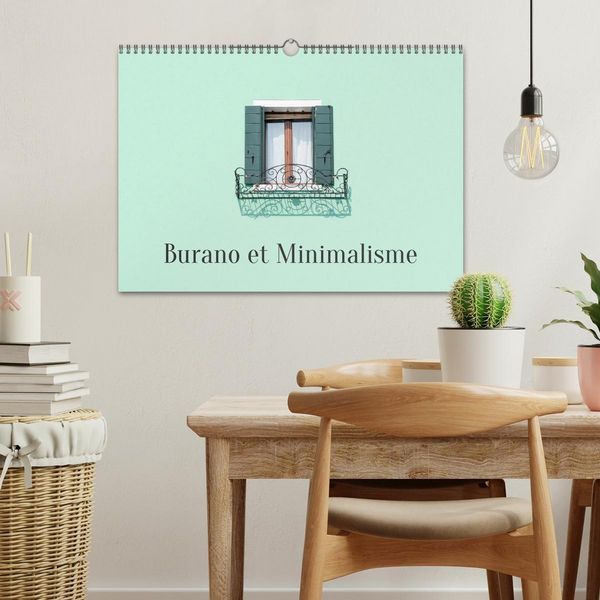 Produktbild: Burano et Minimalisme (Calendrier mural 2026 DIN A3 vertical), CALVENDO calendrier mensuel