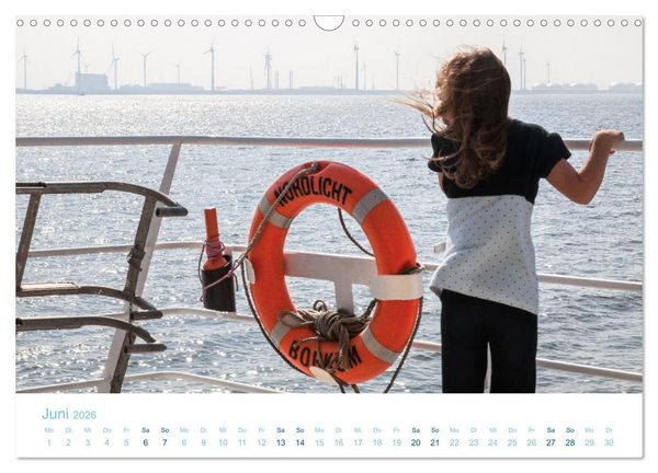 Produktbild: Moin Borkum (Wandkalender 2026 DIN A3 quer), CALVENDO Monatskalender