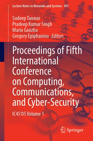 Produktbild: Proceedings of Fifth International Conference on Computing, Communications, and Cyber-Security