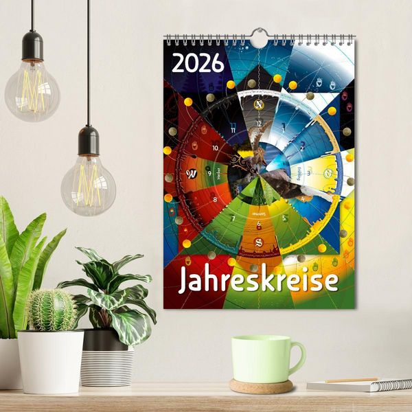 Produktbild: Jahreskreise (Wandkalender 2026 DIN A4 hoch), CALVENDO Monatskalender