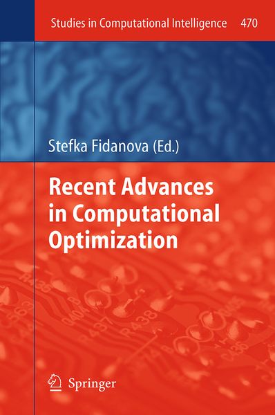 Produktbild: Recent Advances in Computational Optimization