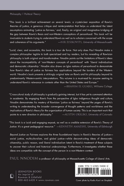 Produktbild: Beyond Justice as Fairness