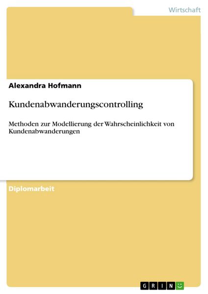 Produktbild: Kundenabwanderungscontrolling