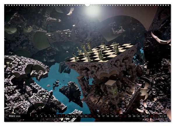 Produktbild: SCHACH - Spiel der K&ouml;nige (Wandkalender 2026 DIN A2 quer), CALVENDO Monatskalender
