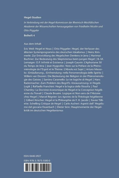 Produktbild: Hegel-Tage Urbino 1965