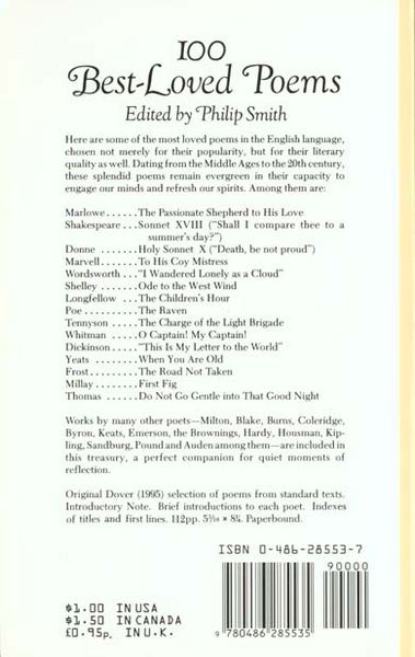 Produktbild: 100 Best-Loved Poems