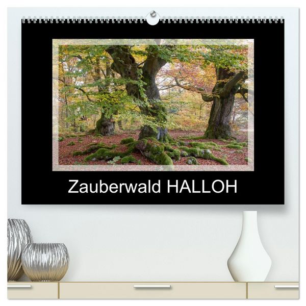 Produktbild: Zauberwald HALLOH (hochwertiger Premium Wandkalender 2026 DIN A2 quer), Kunstdruck in Hochglanz