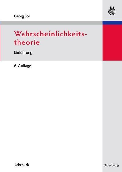 Produktbild: Wahrscheinlichkeitstheorie