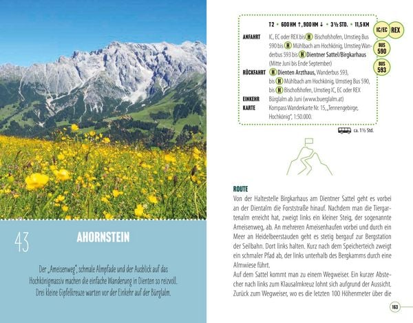 Produktbild: Mit Bahn und Bus zum Berggenuss