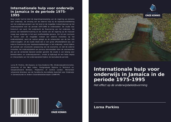 Produktbild: Internationale hulp voor onderwijs in Jamaica in de periode 1975-1995
