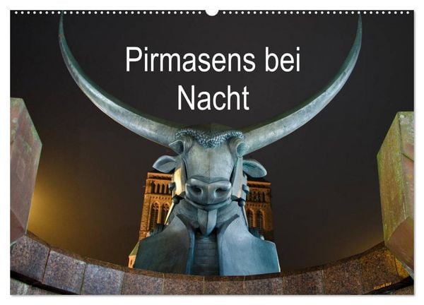 Pirmasens bei Nacht (Wandkalender 2026 DIN A2 quer), CALVENDO Monatskalender