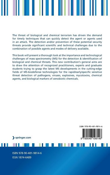 Produktbild: Detection of Biological Agents for the Prevention of Bioterrorism
