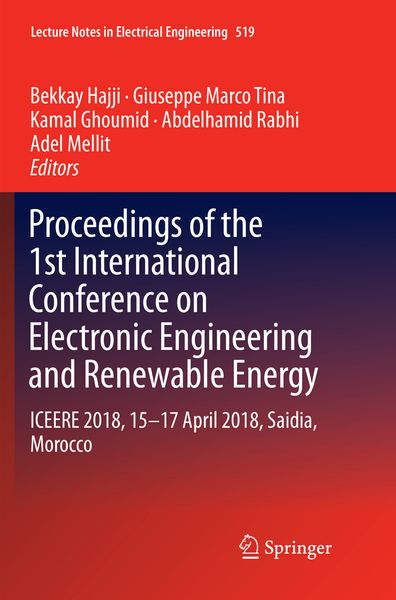 Produktbild: Proceedings of the 1st International Conference on Electronic Engineering and Renewable Energy
