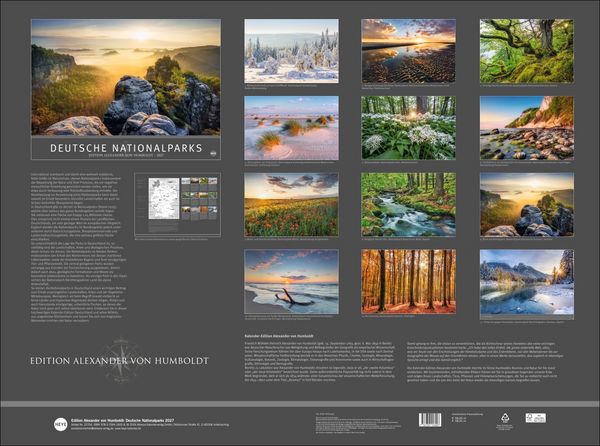 Produktbild: Deutsche Nationalparks - Edition Alexander von Humboldt Kalender 2027