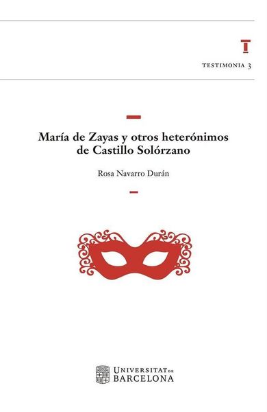 Produktbild: Mar&iacute;a de Zayas y otros heter&oacute;nimos de Castillo Sol&oacute;rzano