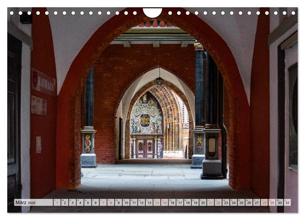 Produktbild: Stralsund Stadtansichten (Wandkalender 2026 DIN A4 quer), CALVENDO Monatskalender