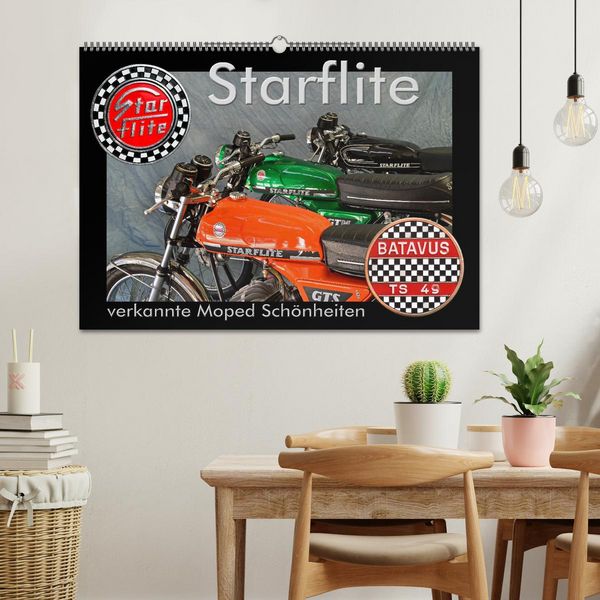 Produktbild: Starflite verkannte Moped Sch&ouml;nheiten (Wandkalender 2026 DIN A2 quer), CALVENDO Monatskalender