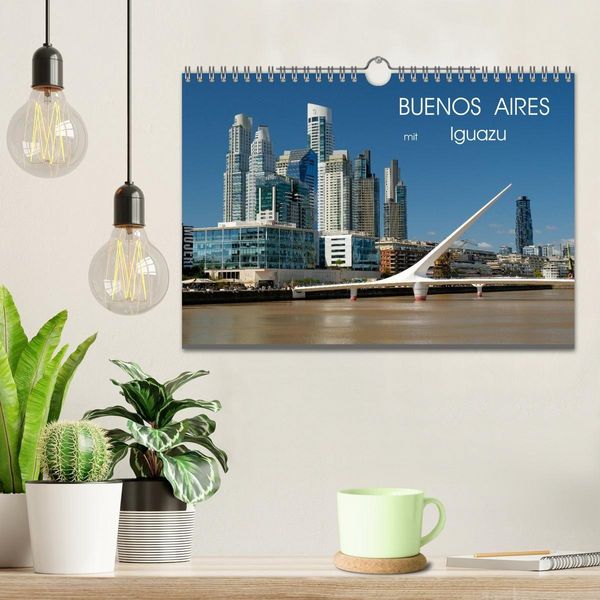 Produktbild: Buenos Aires mit Iguazu (Wandkalender 2027 DIN A4 quer), CALVENDO Monatskalender