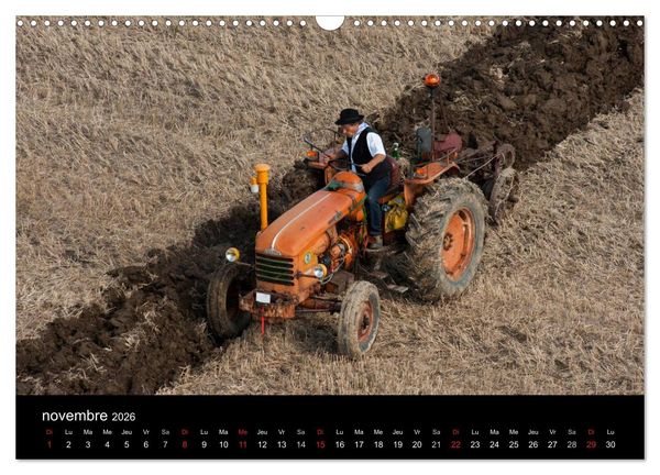 Produktbild: Anciens tracteurs agricoles (Calendrier mural 2026 DIN A3 vertical), CALVENDO calendrier mensuel