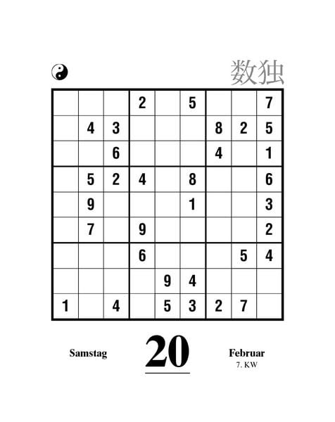 Produktbild: Sudoku Abrei&szlig;kalender 2027