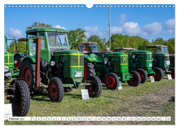 Produktbild: Alte Deutz Traktoren mit Charakter (Wandkalender 2027 DIN A3 quer), CALVENDO Monatskalender