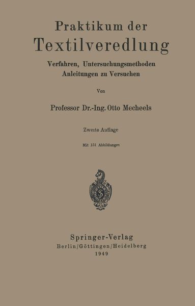 Produktbild: Praktikum der Textilveredlung
