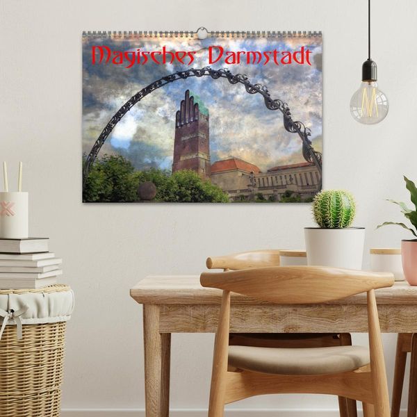 Magisches Darmstadt (Wandkalender 2025 DIN A3 quer), CALVENDO Monatskalender