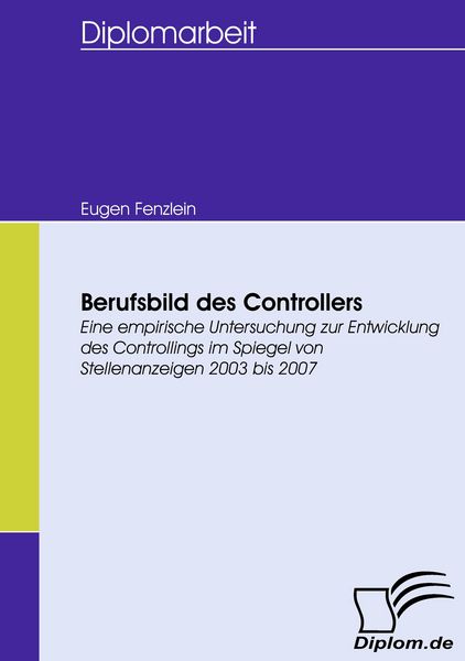 Produktbild: Berufsbild des Controllers