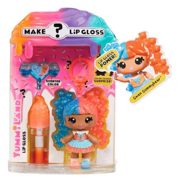 Produktbild: Yummiland Lip Gloss Doll- Mystery Color Change - Gwen Gummybear