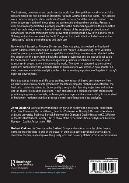 Produktbild: Statistical Process Control and Data Analytics