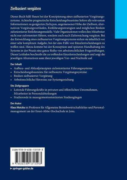 Produktbild: Zielbasiert verg&uuml;ten