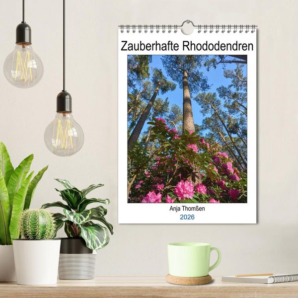 Produktbild: Zauberhafte Rhododendren (Wandkalender 2026 DIN A4 hoch), CALVENDO Monatskalender