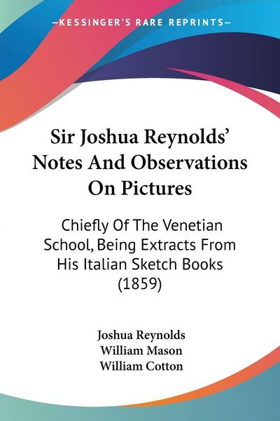 Produktbild: Sir Joshua Reynolds' Notes And Observations On Pictures